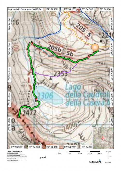 mappa cartinaPasso del Camino